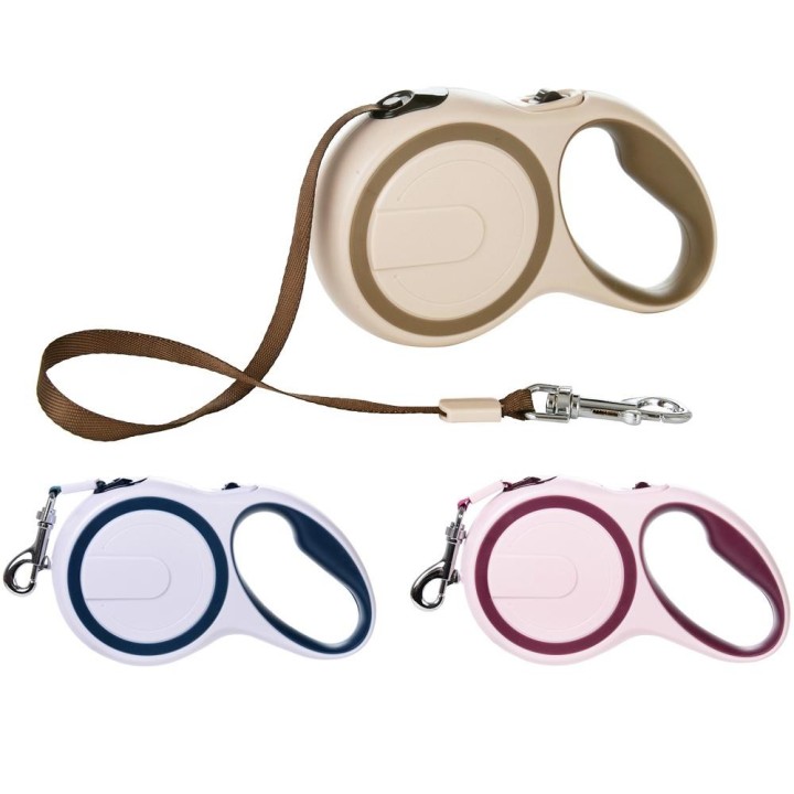 3m 5m Hundeleine, einziehbar, für kleine und mittelgroße Hunde, Katzen, robustes, langlebiges Nylon, Zugseil für Welpen, Chih