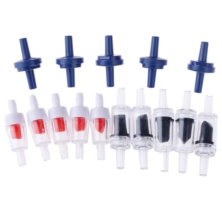 5 Stücke Sauerstoffpumpe Spezielle Trachea Absperrventil Rückschlagventil Aquarium Zubehör rot