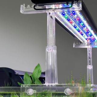 driamor Aquarium-Lichtständer, Acrylständer, höhenverstellbar, Aquariumlicht, Aquarium-Lichtlifthalter, LED-Lichtständer