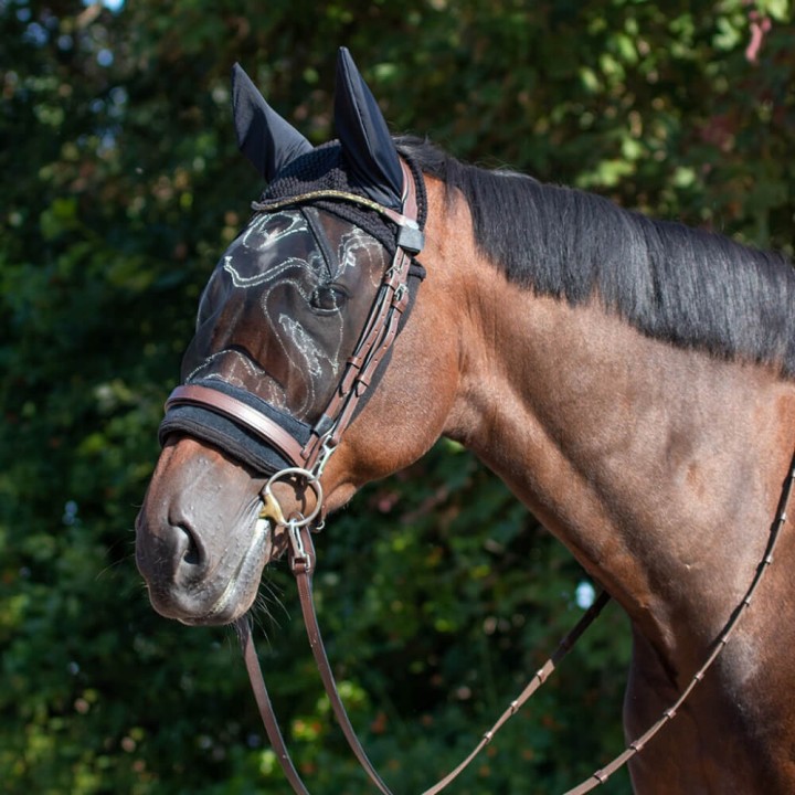 QHP Ohrhaube mit Fliegenmaske