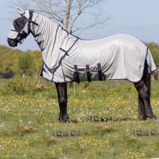 QHP Fliegendecke mit Hals und Haube Big neck