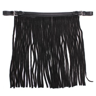 QHP Fliegenfransen Leder