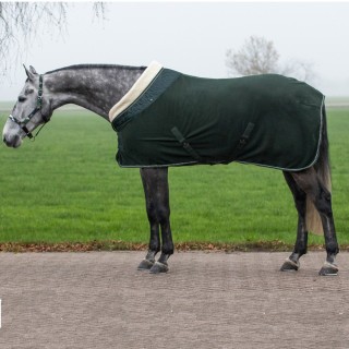 QHP Fleecedecke Brilliance - Deep Forest