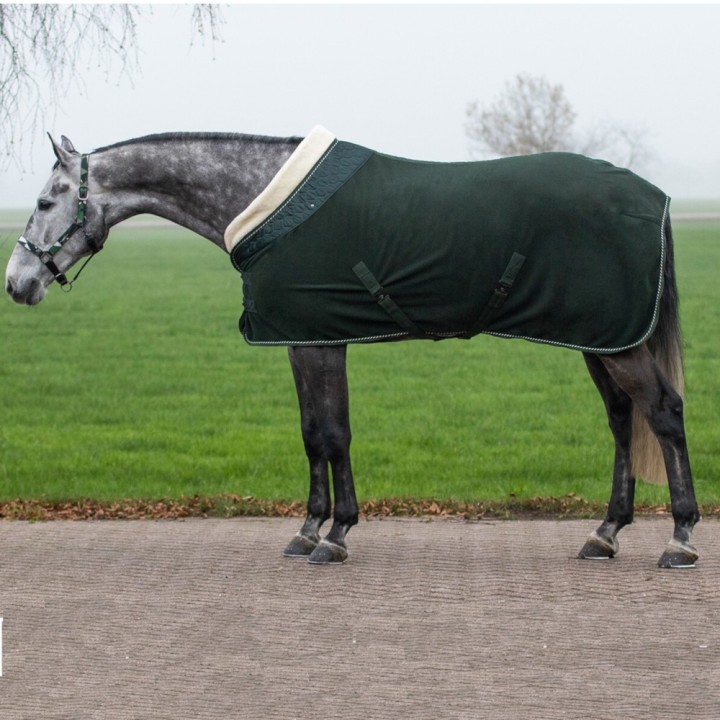 QHP Fleecedecke Brilliance - Deep Forest