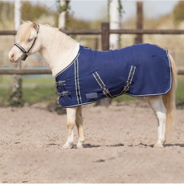 QHP Fleecedecke Falabella - blau
