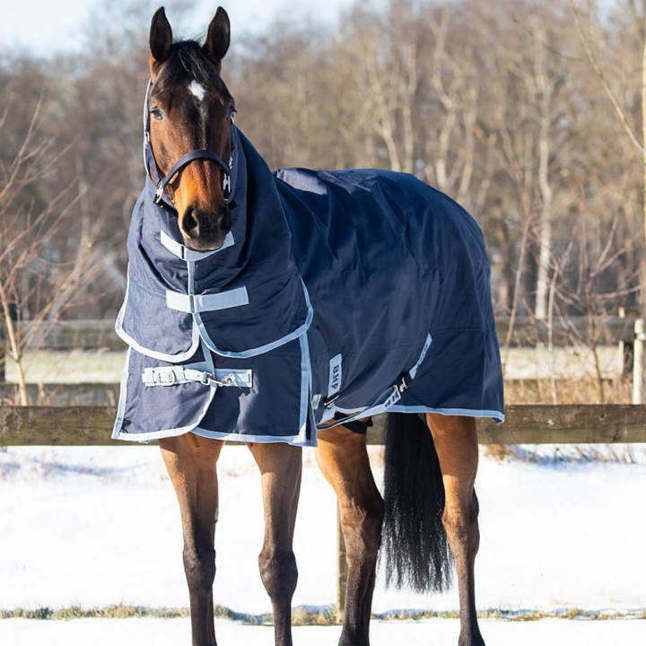 QHP Turnoutdecke mit fixiertem Halsteil 300g