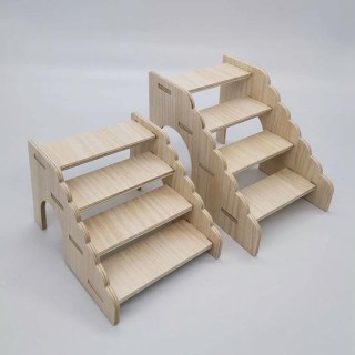 Hamster-Kletterleiter, einzigartige Form, bissfest, wasserdicht, Käfig-Landschaftsbau, Haustierzubehör, Hamster-Ständer, Spie