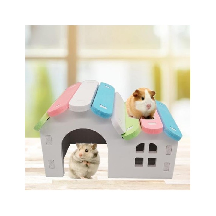 Hamster Haus Belüfteten Design Haustier Landschaftsbau Freizeit Igel Hamster Villa Wohnzimmer Hütte für