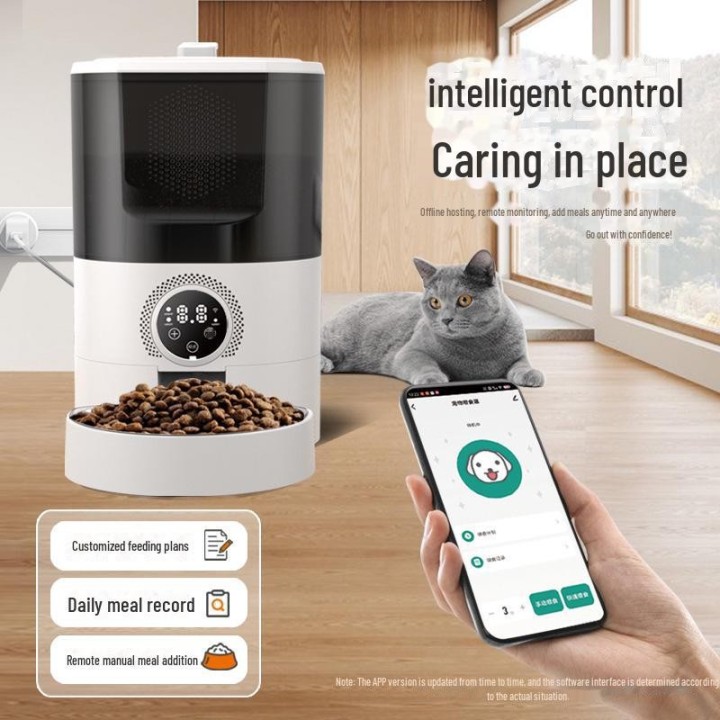 Tuya Smart Pet Feeder mit Remote-App-Steuerung für Katzen und Hunde 5L Large Capacity