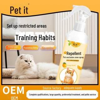 Oranges Haustier-Abwehrspray: Katzen- und Hundeabwehr für Betten und Sperrbereiche Plant Extract orange