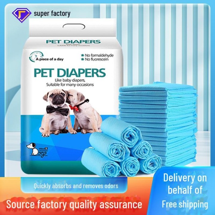 Haustierwindeln für Hunde – Dicke, desodorierende Toilettenartikel mit kostenlosem Versand S size 100 pieces