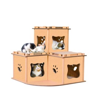 Katze Katzenschlaf Katzenversammlung Stress Bewegungsmangel Abnutzung Große Katzen [RAKU] Haus, Kratzbaum, Turm, Tisch, Zubeh