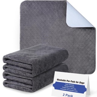 Waschbare, rutschfeste Urinunterlage für Haustiere – wiederverwendbare, saugfähige Windel für Hunde und Katzen 61*46cm (24*18