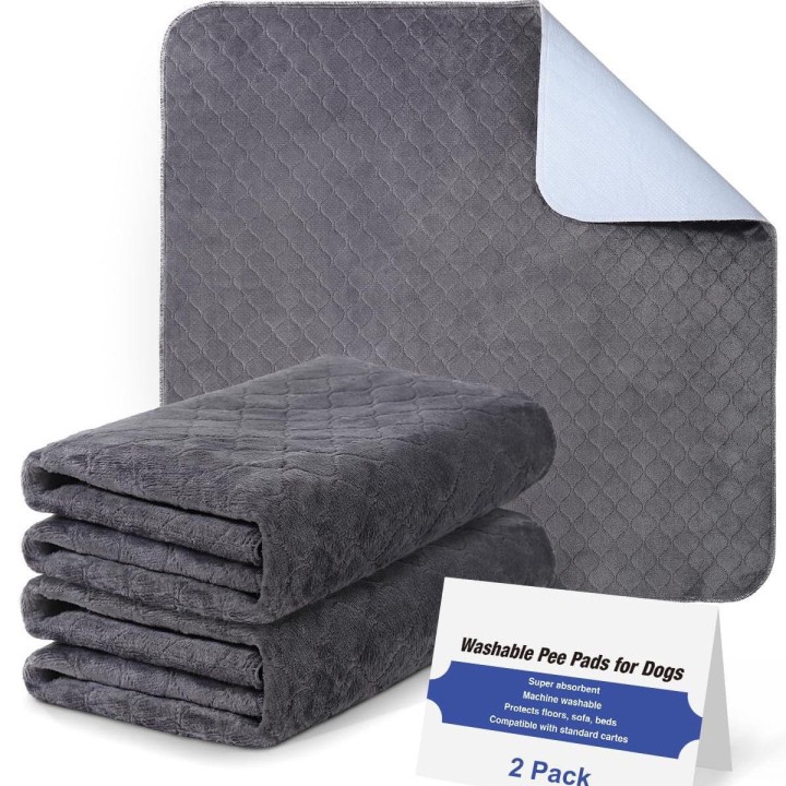 Waschbare, rutschfeste Urinunterlage für Haustiere – wiederverwendbare, saugfähige Windel für Hunde und Katzen 61*46cm (24*18