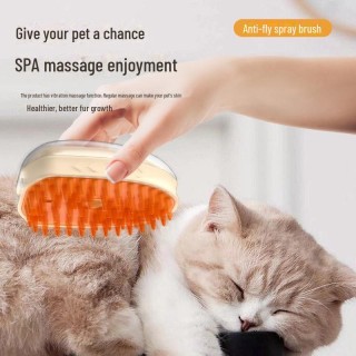 Haustierpflegespray und Massagekamm: Antistatisches Werkzeug für Katzen und Hunde, entfernt schwebende Haare vibration massag