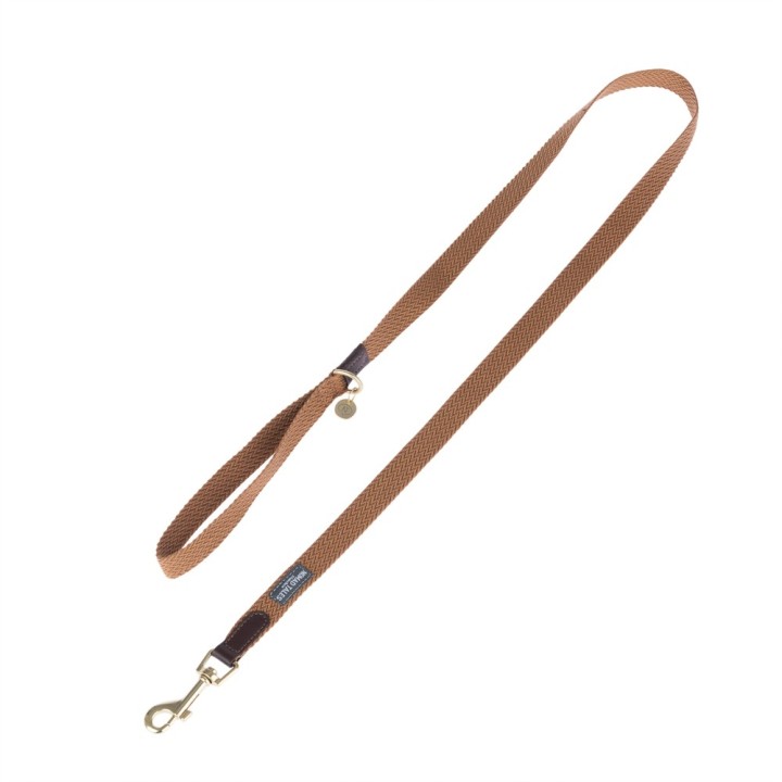 Nomad Tales Bloom Halsband, caramel - Passende Leine: 120 cm lang, 20 mm breit