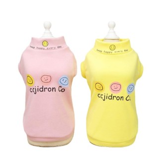 Haustier Katze Kleidung Herbst und Winter Neue Kätzchen Blau Katze Haustier Kleidung Zweibeinigen Fleece 2023 Lächeln Bodenbi