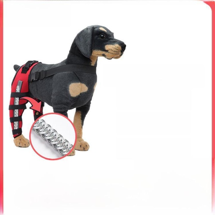 Cross-Border Pet Care Doppelter Knieverletzungsschutz für Katzen und Hunde: Anti-Lick-Beinschutz für postoperative Operatione