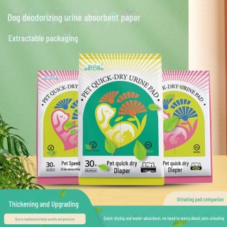 Dicke, saugfähige Haustierwindel: Desodorierendes Hundeurinpad für einfaches Toilettentraining 25*30cm, 30 pieces/pack rosa