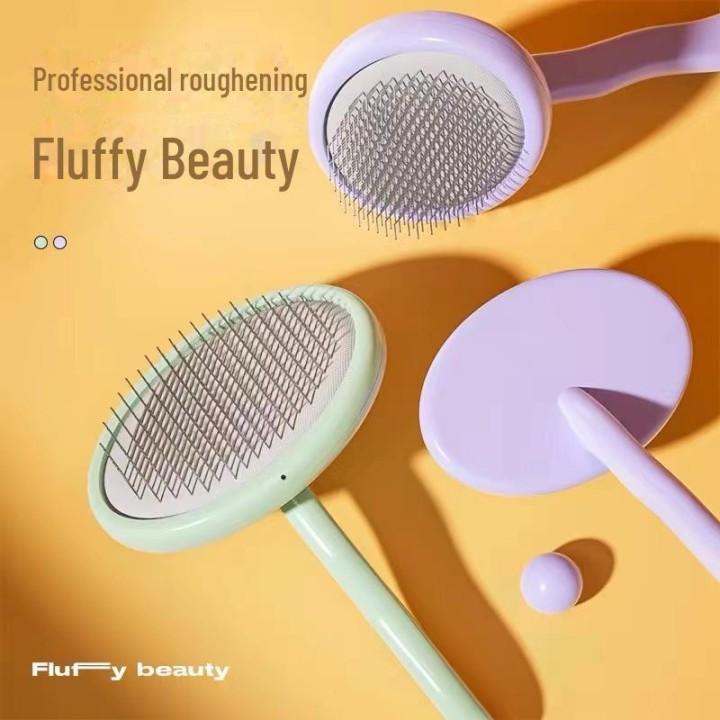 Flauschiger Haarkamm für Bichon Frisé – Werkzeug zum Entwirren und Pflegen von Tierhaaren für kleine Hunde Hair removal comb