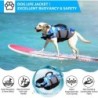 Hunde-Schwimmweste, Ripstop-Haustier-Sicherheits-Schwimmweste, verstellbare Hunde-Lebensretter-Weste, Tarn-Badeanzug XS rosa