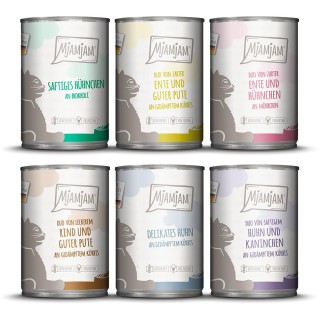 Probierpaket MjAMjAM 6 x 400 g - Mixpaket (6 Sorten)