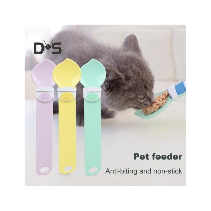Katzenstreifen-Futterspender, Nassfutter-Fütterungslöffel, Katzenstreifen-Quetschlöffel, Haustier-Snack-Futterspender, Zubehö