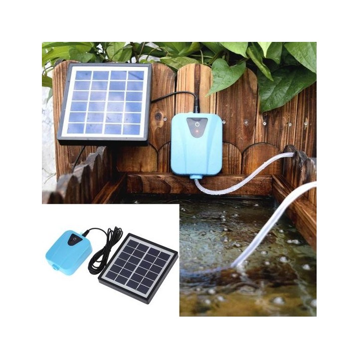 Sauerstoffpumpe Solarbetrieben Verschleißfest Solide Wiederverwendbar Effektiv Geräuscharm Ultra Leise