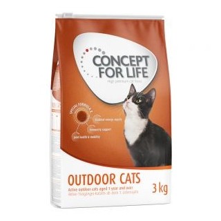 Sparpaket Concept for Life Trockennahrung zum Vorteilspreis - Outdoor Cats (3 x 3 kg)