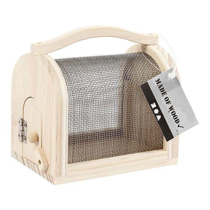 Insektenkasten aus Holz - Braun - 11 x 7,5 x 10 cm - Outdoor - Kind - Unisex