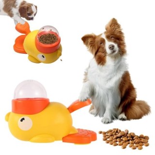 Hund Puzzle Feeder Interaktive Tiernahrung Treat Dispenser Cartoon Ente Design Pet Snack