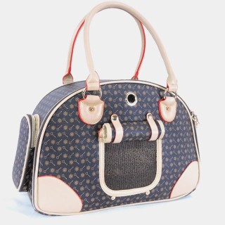 Tragetasche für den Transport von Haustieren für kleine Hunde, faltbar, tragbar, für Chihuahua, Yorkshire, Handtasche S weiß