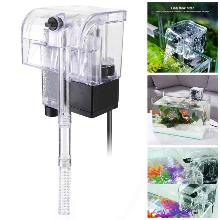 1Pcs 110V US 220V EU Stecker Sauerstoff Pumpe Wasser Filter Wand-montiert Stille Wand Montiert Filter EU Plug