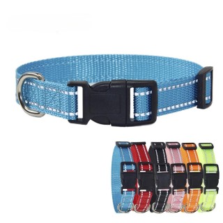Set aus Hundehalsband und Leine aus Nylon, Haustierhalsbänder und Leine für kleine, mittelgroße und große Hunde, Hundezubehör