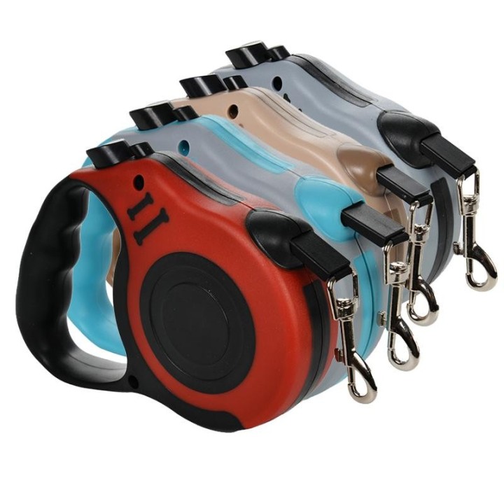 3 m 5 m einziehbare Hundeleine für kleine Hunde und Katzen, Roulette, lang, stark, automatisch, Nylon, Katzenleine, Seil, aus