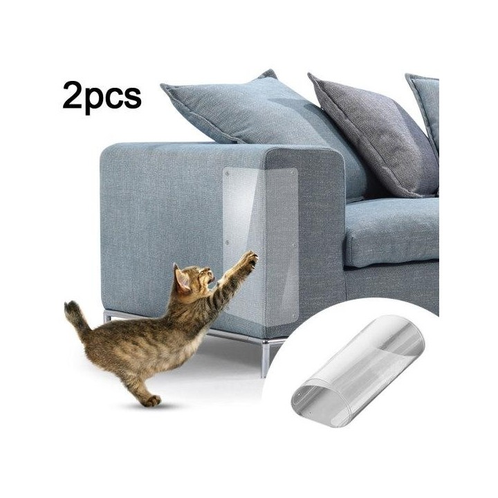 2Pcs Anti Scratch Haustier Katze Kralle Kratzen Möbel Wachen Sofa Couch Protector M