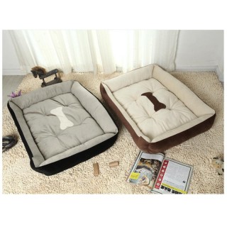 Heimtierbedarf Hundehütte Katzenhütte Herbst/Winter Warme Haustierhütte Hundebettmatte XXS-(45*35*15)cm