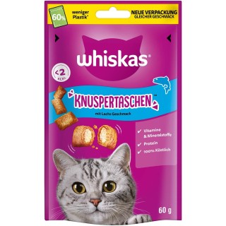 Whiskas Knuspertaschen Lachs 6x60 g