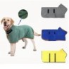 Haustier-Bademantel für Hunde, super saugfähig, schnell trocknend, weich, verstellbare Badetaschen-Robe S