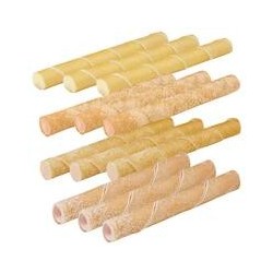 Trixie - Gefüllte Kaurollen [Käse, Joghurt, Lachs, Pansen - 264g (je 3 Stück)]