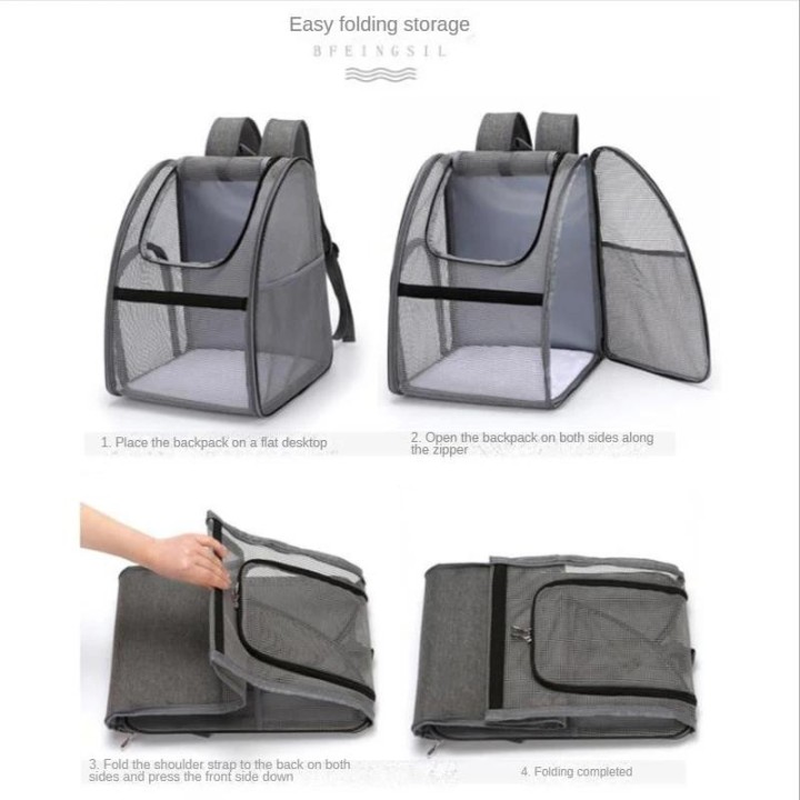 Katzenrucksäcke, atmungsaktive Katzentragetasche, Outdoor-Hunderucksack, Umhängetasche für kleine Hunde und Katzen, tragbare