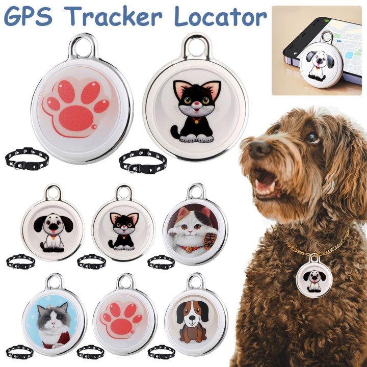 Anti-Lost GPS-Tracker für Haustiere, GPS-Halsband für Hunde und Katzen, Echtzeit-Tracking-Gerät mit Bluetooth-Kompatibilität,