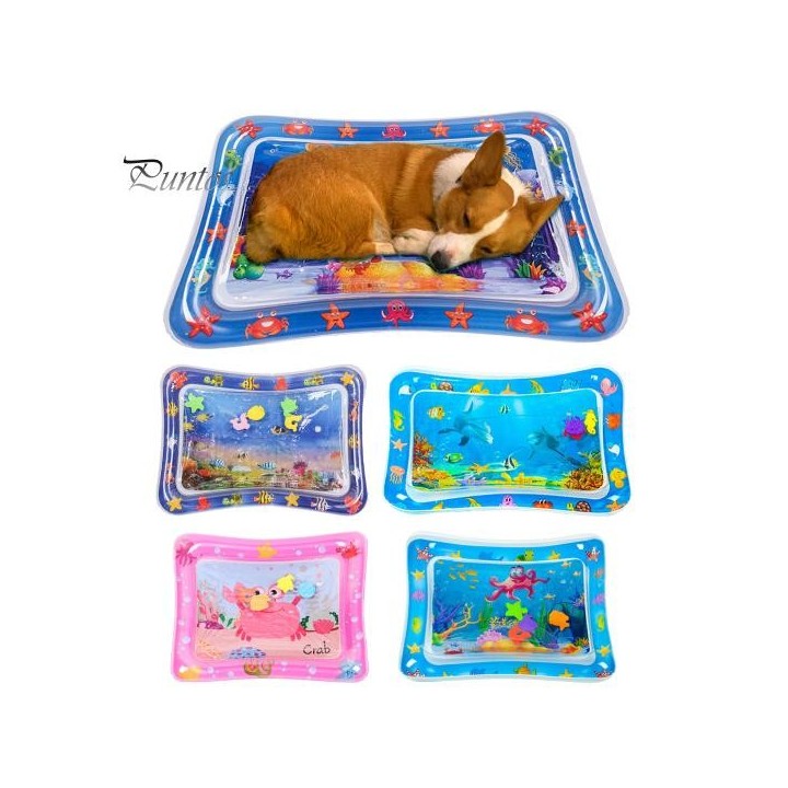 Wassersensor-Spielmatte, verdicktes Kühlwasserpad, interaktive Wassersensormatte, multifunktionale Kinderspielmatte für Katze