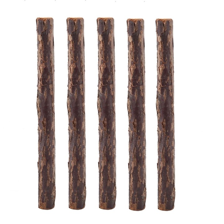 5 stücke Haustier Katze Kauen Stick Natürliche Matatabi Kauen Katzenminze Stick Katze Snacks Stick weiß