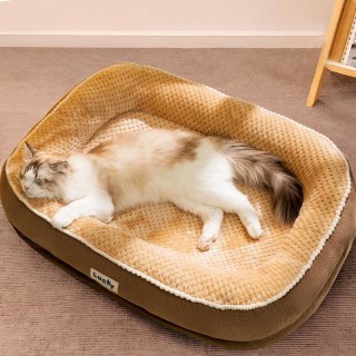 Katzennest Warmes Schlafen Hundehaus Schlafmatte Im Winter Abnehmbares Und Waschbares Hundebett Katzenbett Kleine Und Mittelg