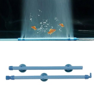 Praktische Aquariumbedarf Aquarium Sauerstoffpumpe Aquarium Bubble Bar Diffusor Bar Luftpumpe 7 inch blau