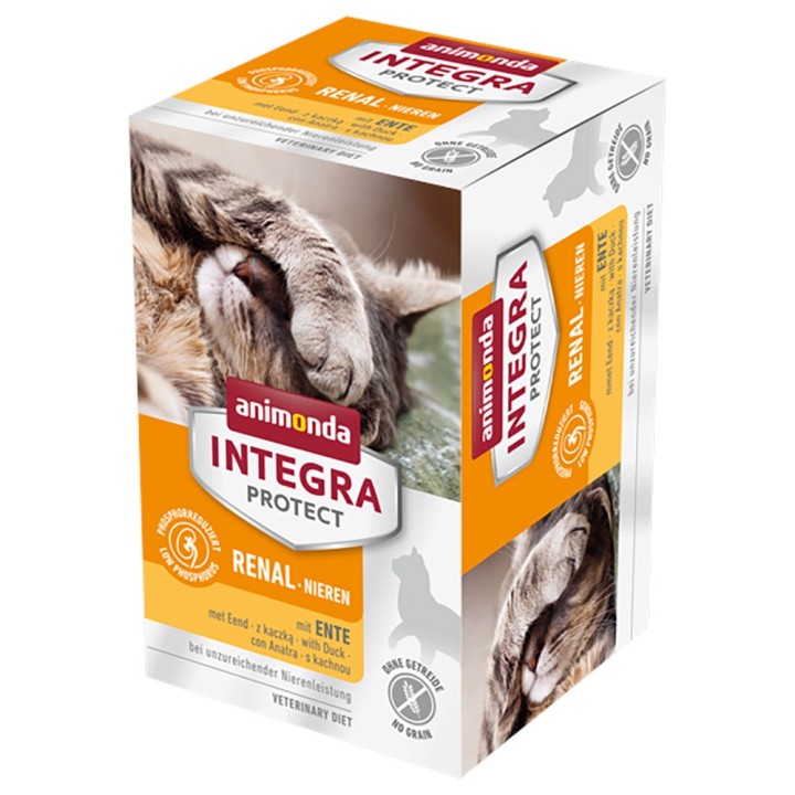 animonda Integra Protect Adult Niere Schale 24 x 100 g - mit Ente