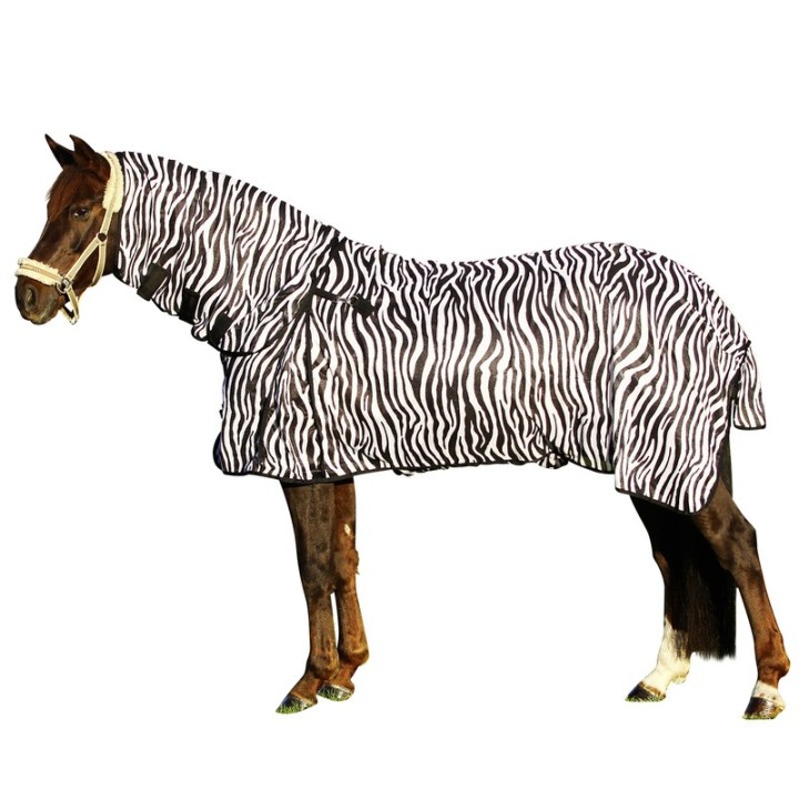 Euroriding Fliegendecke Zebra Halsteil abnehmbar