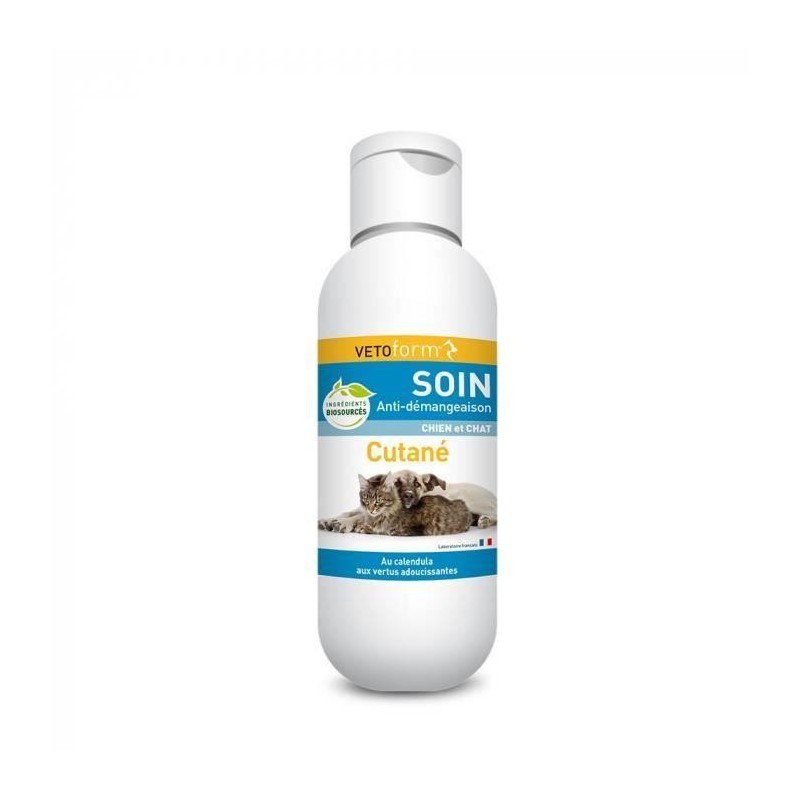 Vetoform Lait anti-démangeaisons chien et chat 125 ml