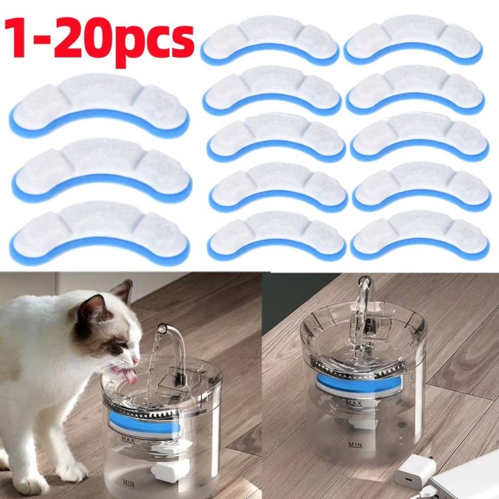 Ersatzfilter für Katzentrinkbrunnen, Reinigungswerkzeug für Wasserpumpen, Aktivkohlefilter für Katzen und Hunde